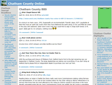 Tablet Screenshot of chatham-county-nc.com